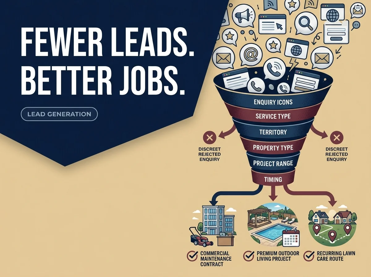 How to Get Landscaping Leads Without Attracting Bad-Fit Work