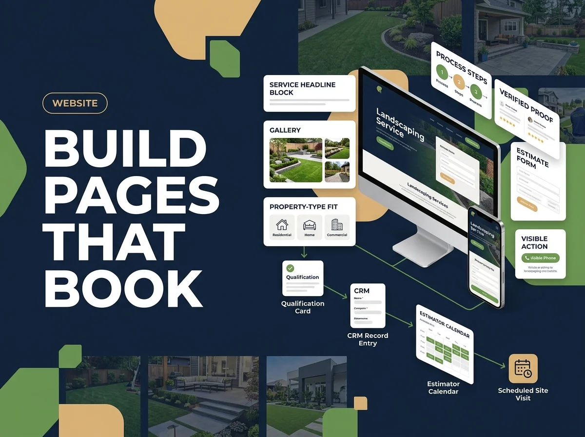 Landscaping Website Design: Pages That Book Estimates
