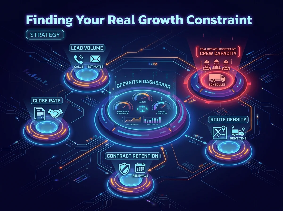 Finding the Real Growth Constraint in a Landscaping Company guide cover