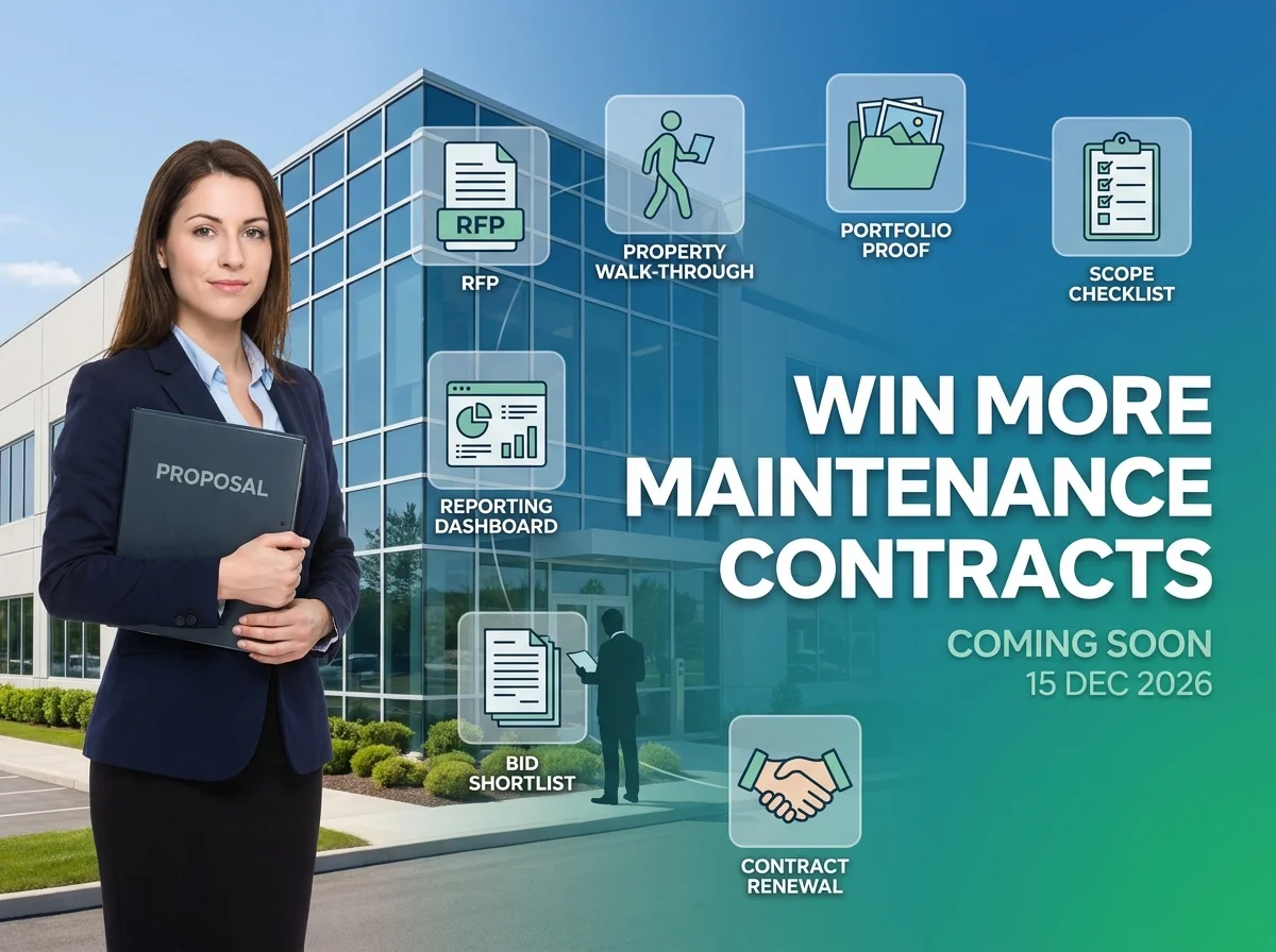 Win More Commercial Maintenance Contracts With Better Proof webinar