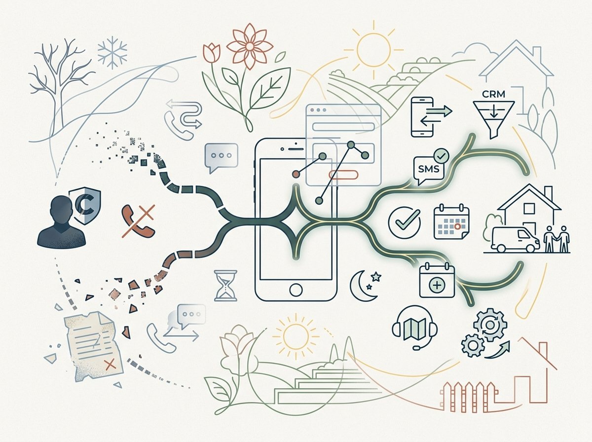 Cover of the Vortox Lab whitepaper Why Landscaping Enquiries Go Cold Before the Office Calls Back