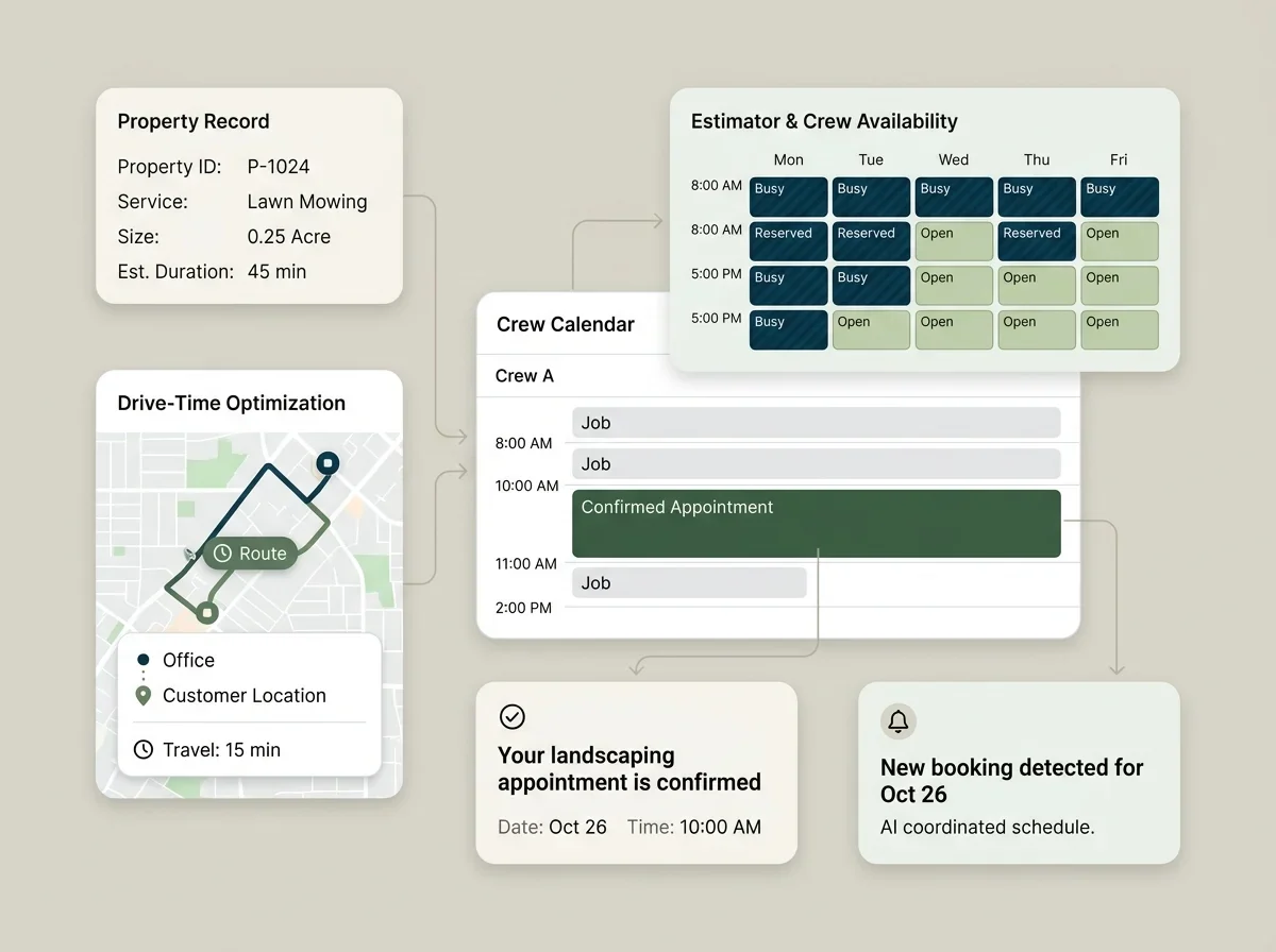 Illustration of ai agents ai scheduling
