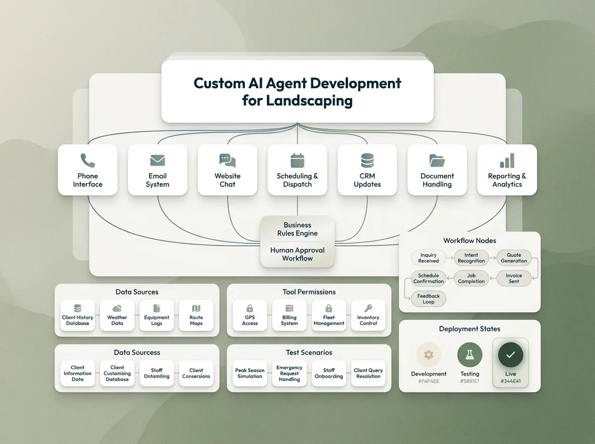 Illustration of ai development ai agent development