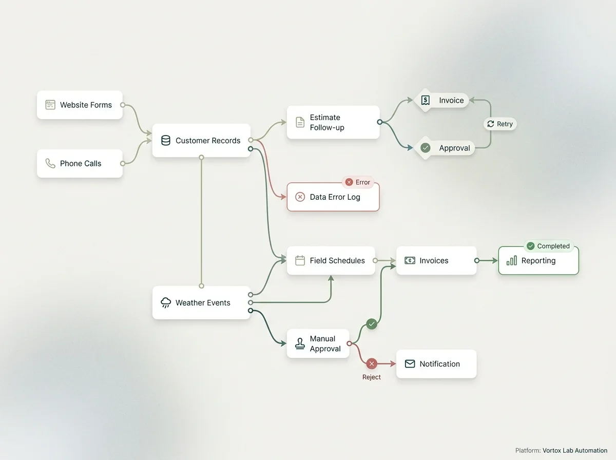 Illustration of ai development n8n automation