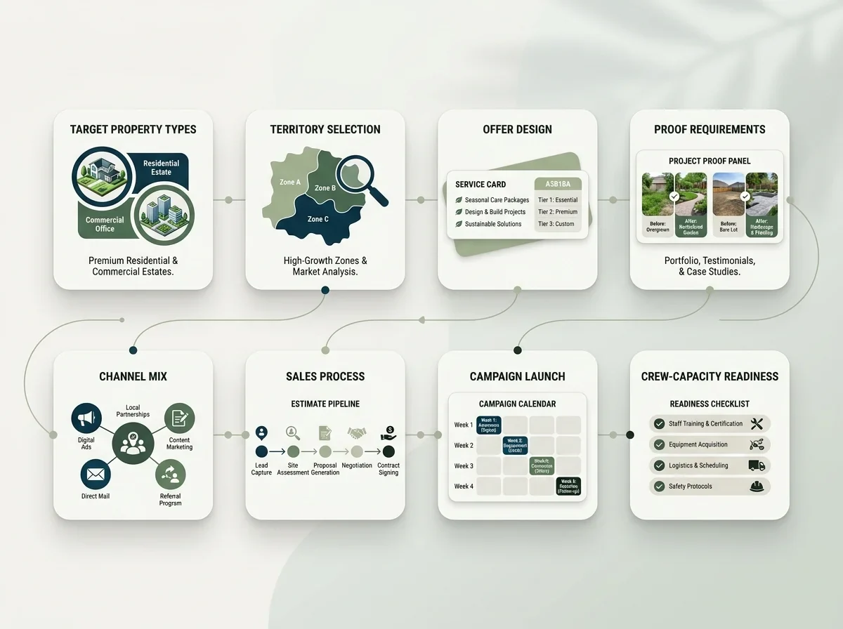 Illustration of consulting marketing go to market
