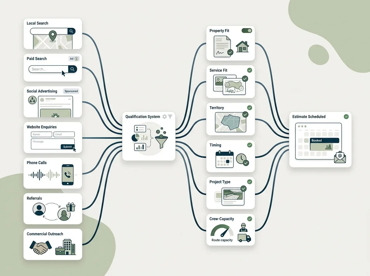 Illustration of lead generation lead generation services