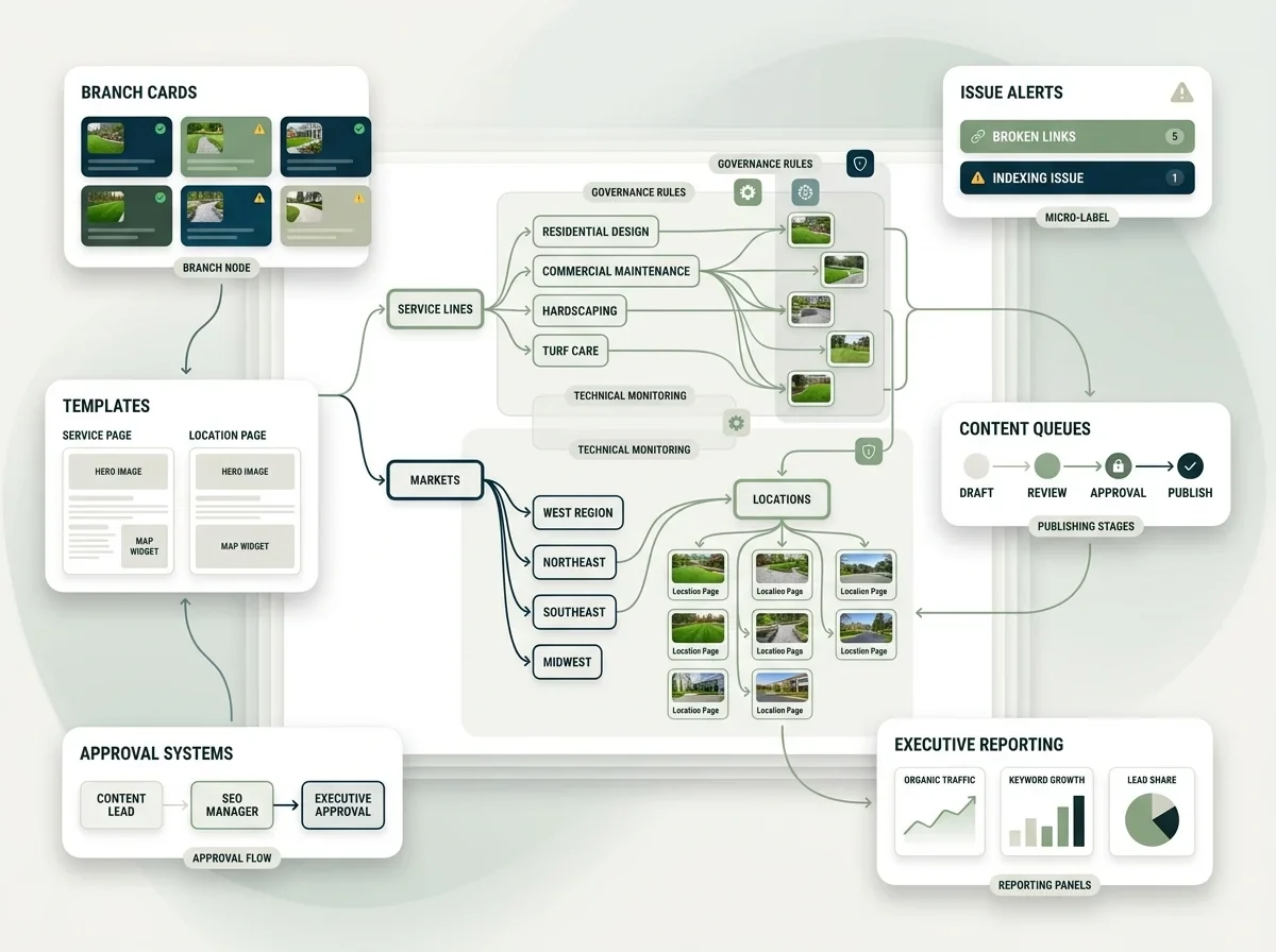 Illustration of seo enterprise seo