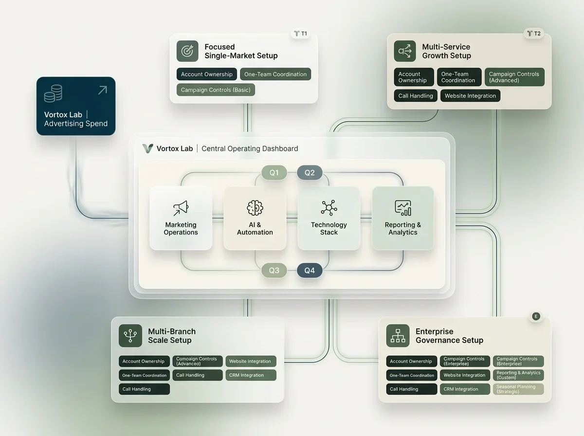 Illustration of growth packages hub